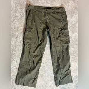 Y2K Cargo Pants Steve and Barry’s Size 41x30 Men’s Green Army Baggy Wide Leg